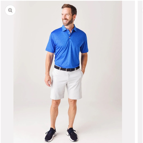 PETER MILLAR Sz XL Crown Sport Men's Cash Performance PRINTED Jersey Polo - Picture 2 of 10